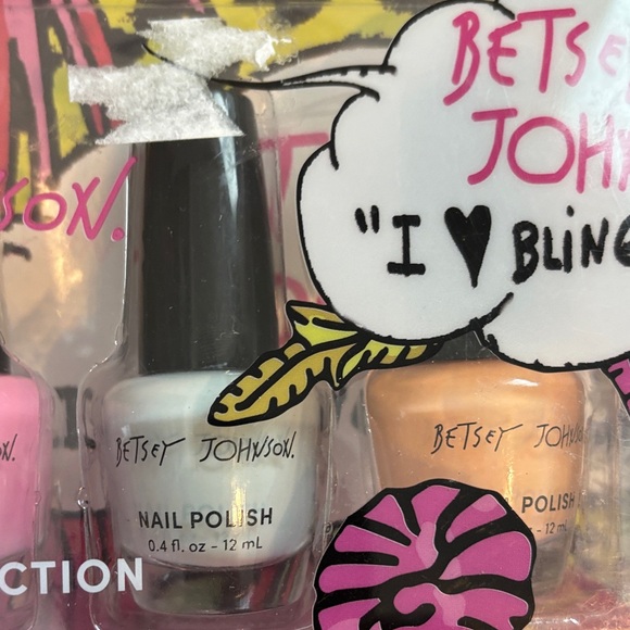 Betsey Johnson Vibrant Nail Polish Set - 6 Colors - Picture 4 of 5